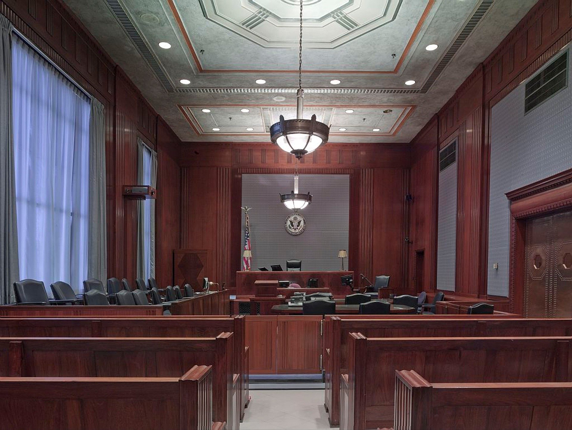 Litigation courtroom