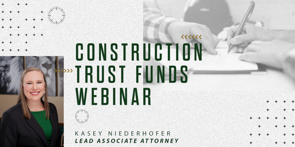 Construction Trust Funds Webinar