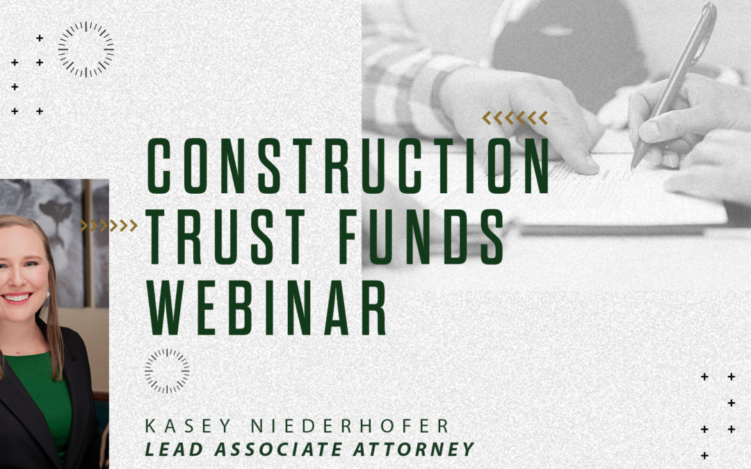 Construction Trust Funds Webinar