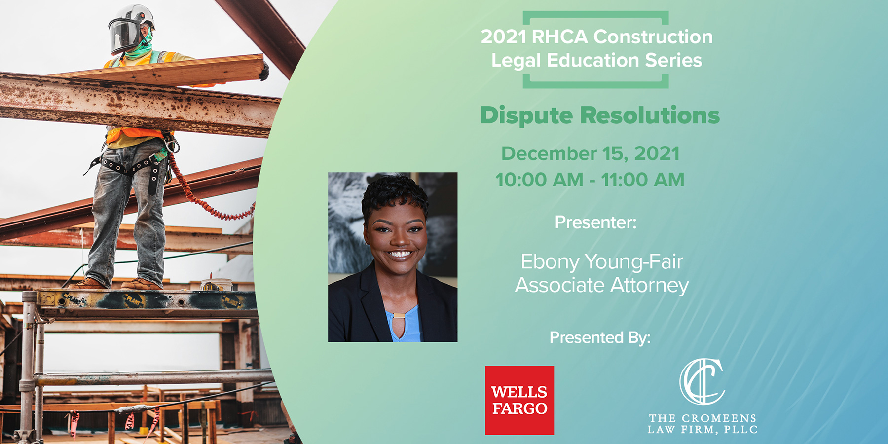 Dispute Resolution Webinar with RHCA and Wells Fargo – Dec. 15th