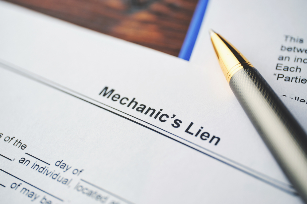 Mechanic Lien document