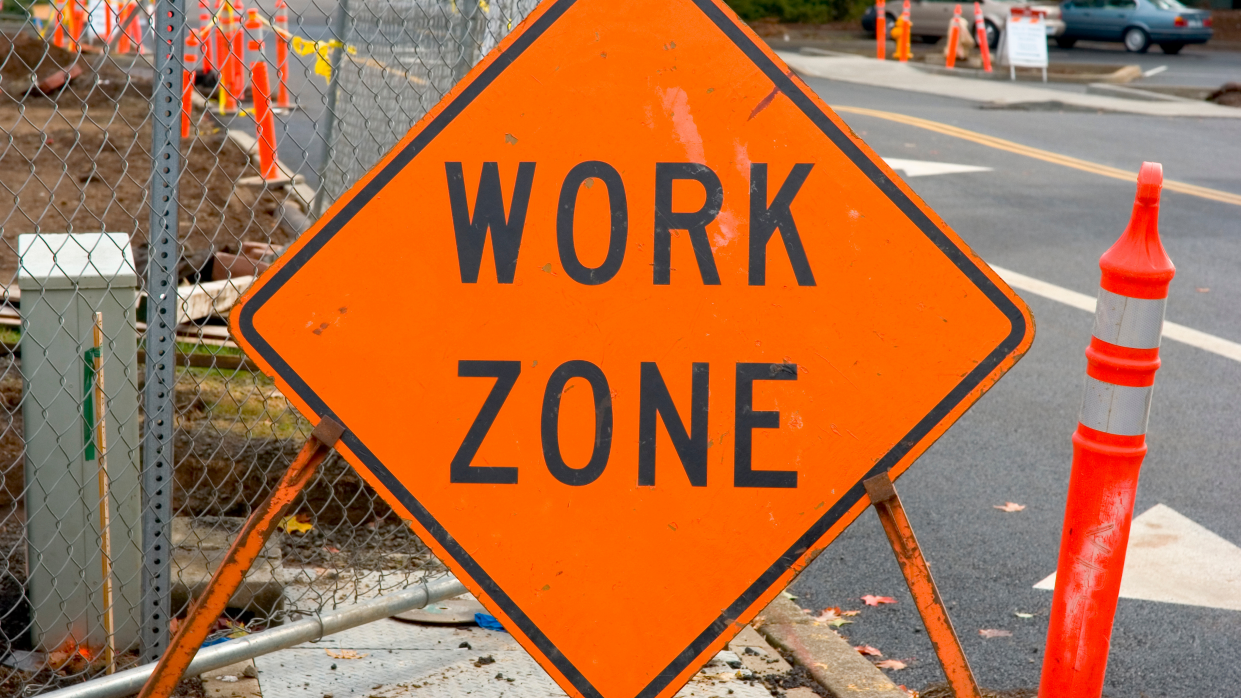 Work zone sign